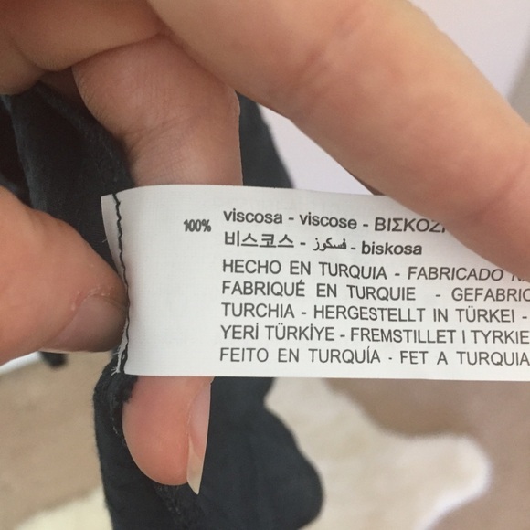 [Zara] Dark Blue Animal Print Long Sleeve Dress - Picture 8 of 11